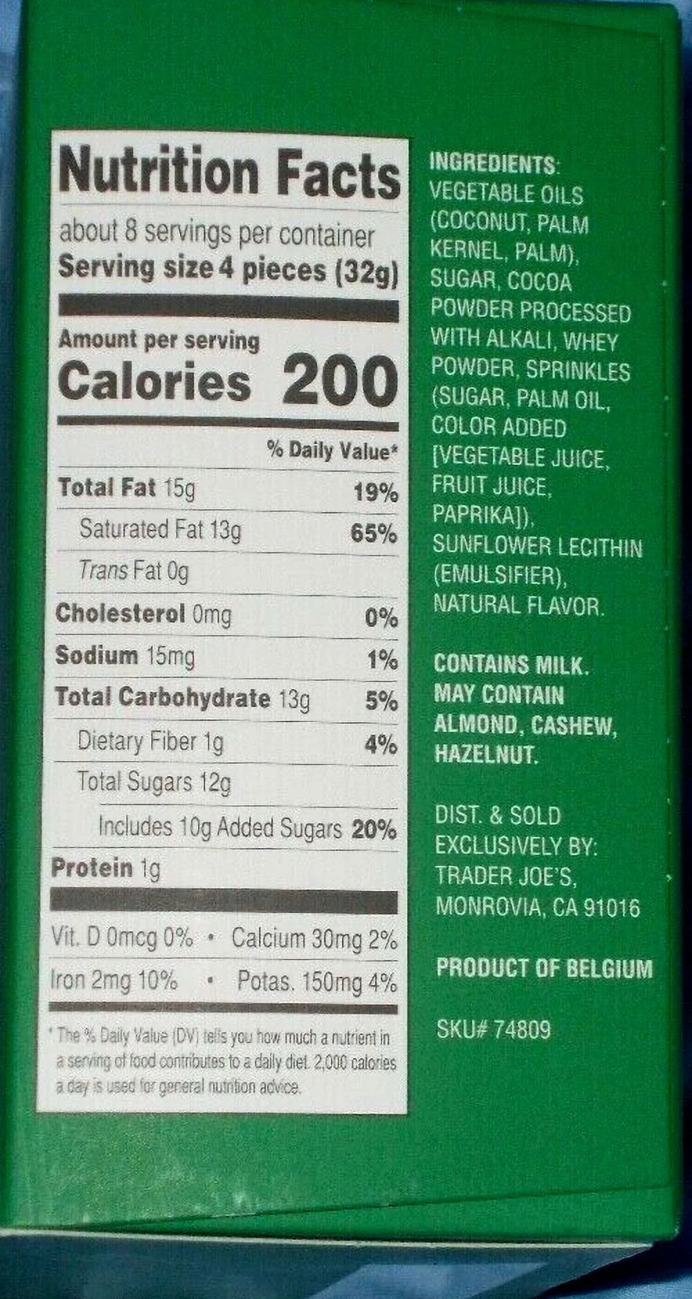 4 Pack Minty Flavored Cocoa Truffles 8.8 OZ Each D8901