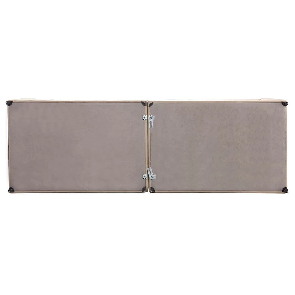 Beige Top Grain Leather 4-Seater Sectional Sofa O721098