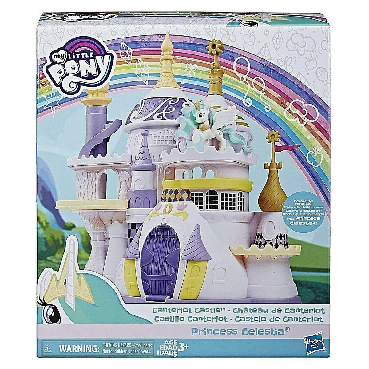 My Little Pony Canterlot Castle Playset with Princess Celestia 3 Levels I36369