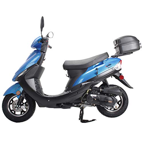 50cc Gas Moped with Aluminum Wheels (Red) X95870