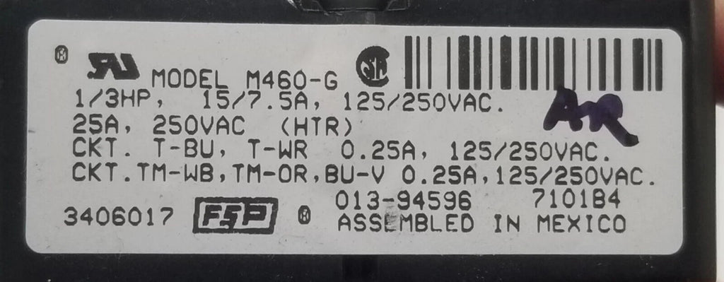 Kenmore Dryer Timer B6385