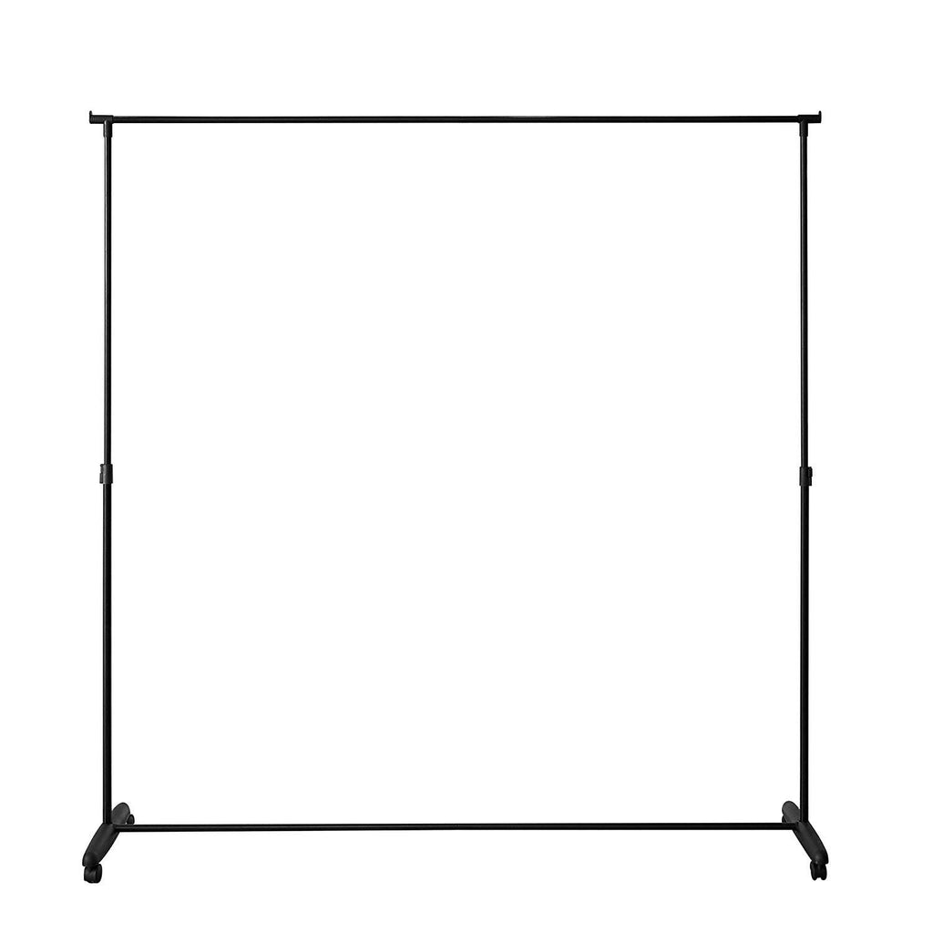 Privacy Room Divider Black Frame with Black Fabric E18543