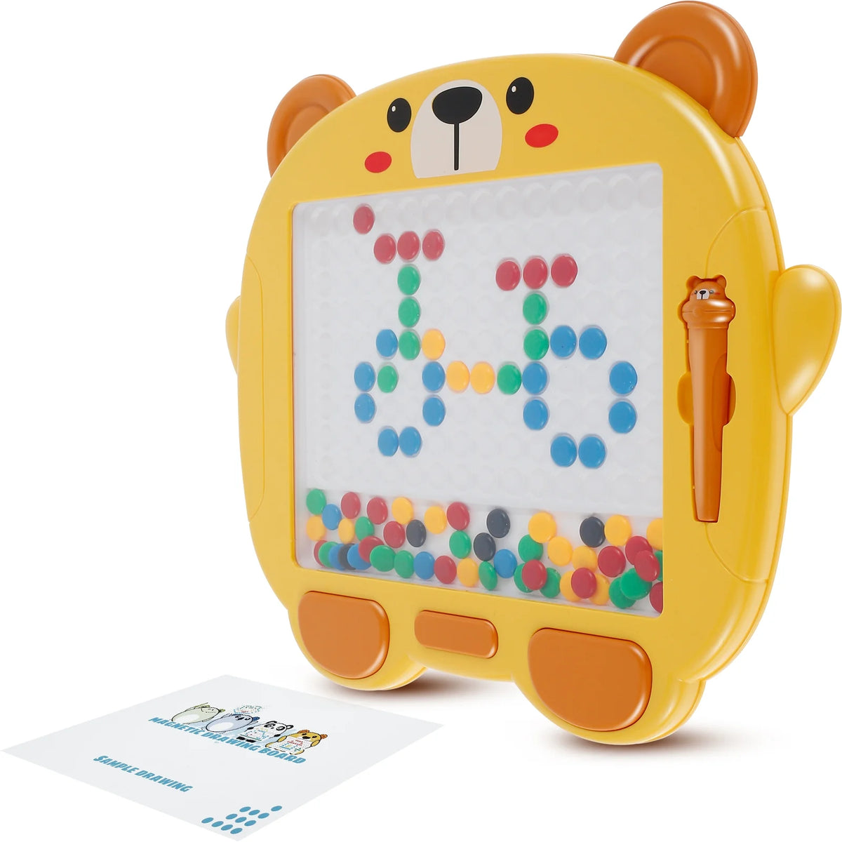 Colorful Magnetic Drawing Board with Magnetic Pen and Cards Q695