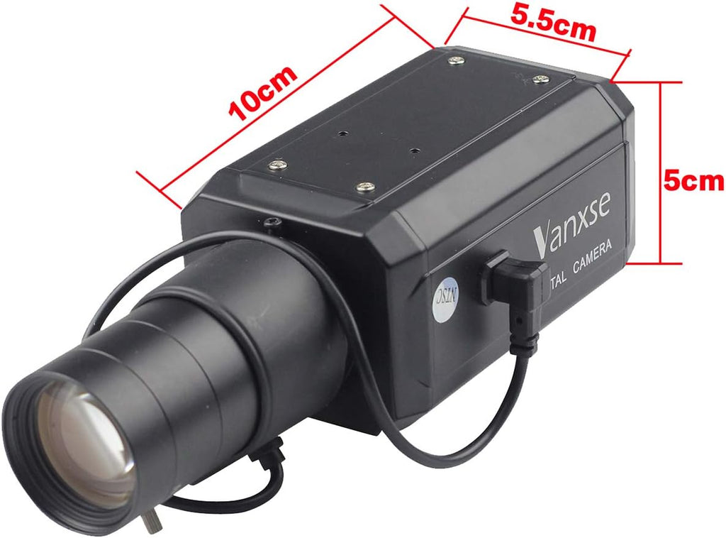 CCTV 1/3 CCD HD 960H Auto Iris 6-60mm F1.6 Varifocal Lens Bullet Box Camera Pack of 2 R83084