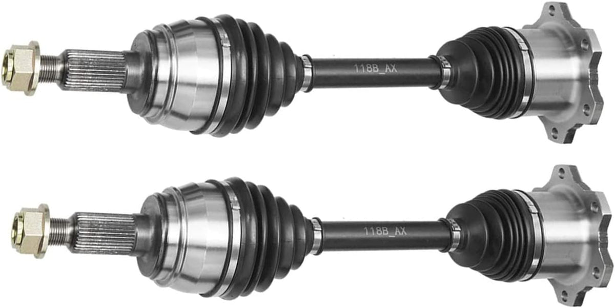 6-Lug 4WD Front CV Axle Drive Shafts Assembly 2pc Set L545