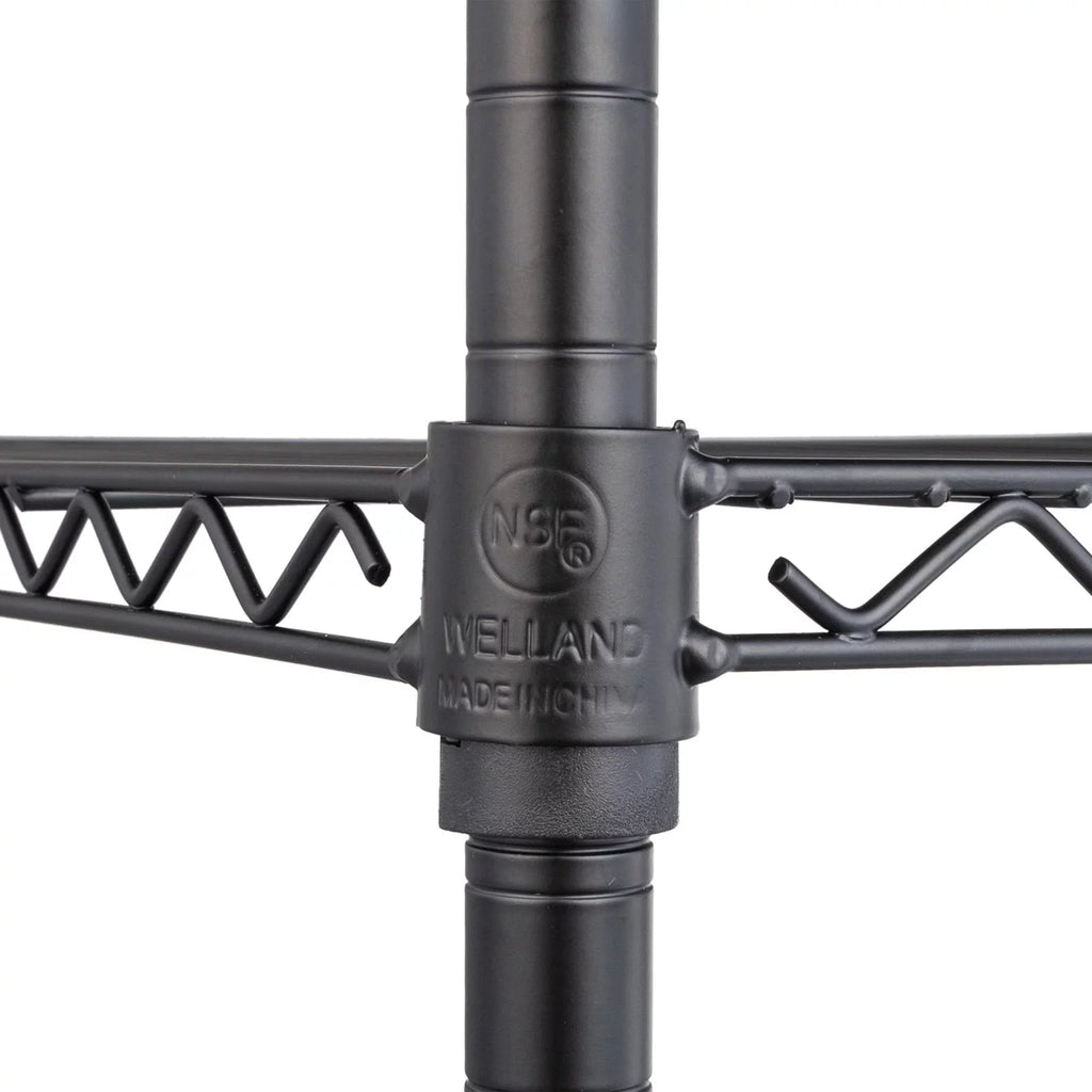 6-Tier Black Wire Shelving Rack R8671