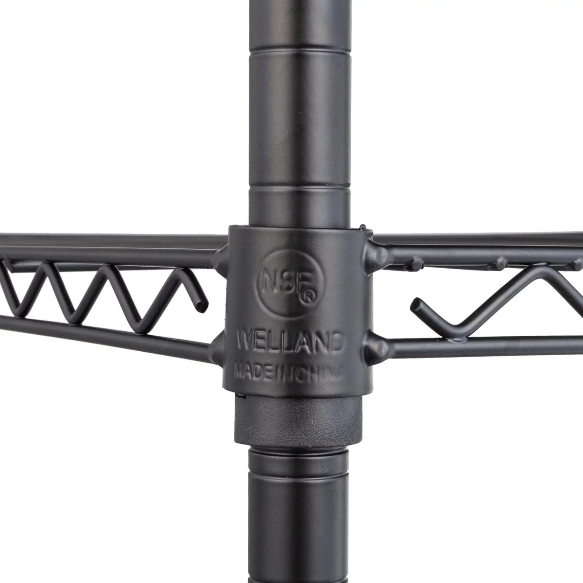 6-Tier Black Wire Shelving Rack R8671