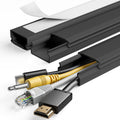 47In Black Cable Raceway for 4 Cords O480