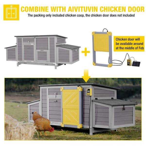 Wooden Chicken Coop for 2-4 Chickens L5989