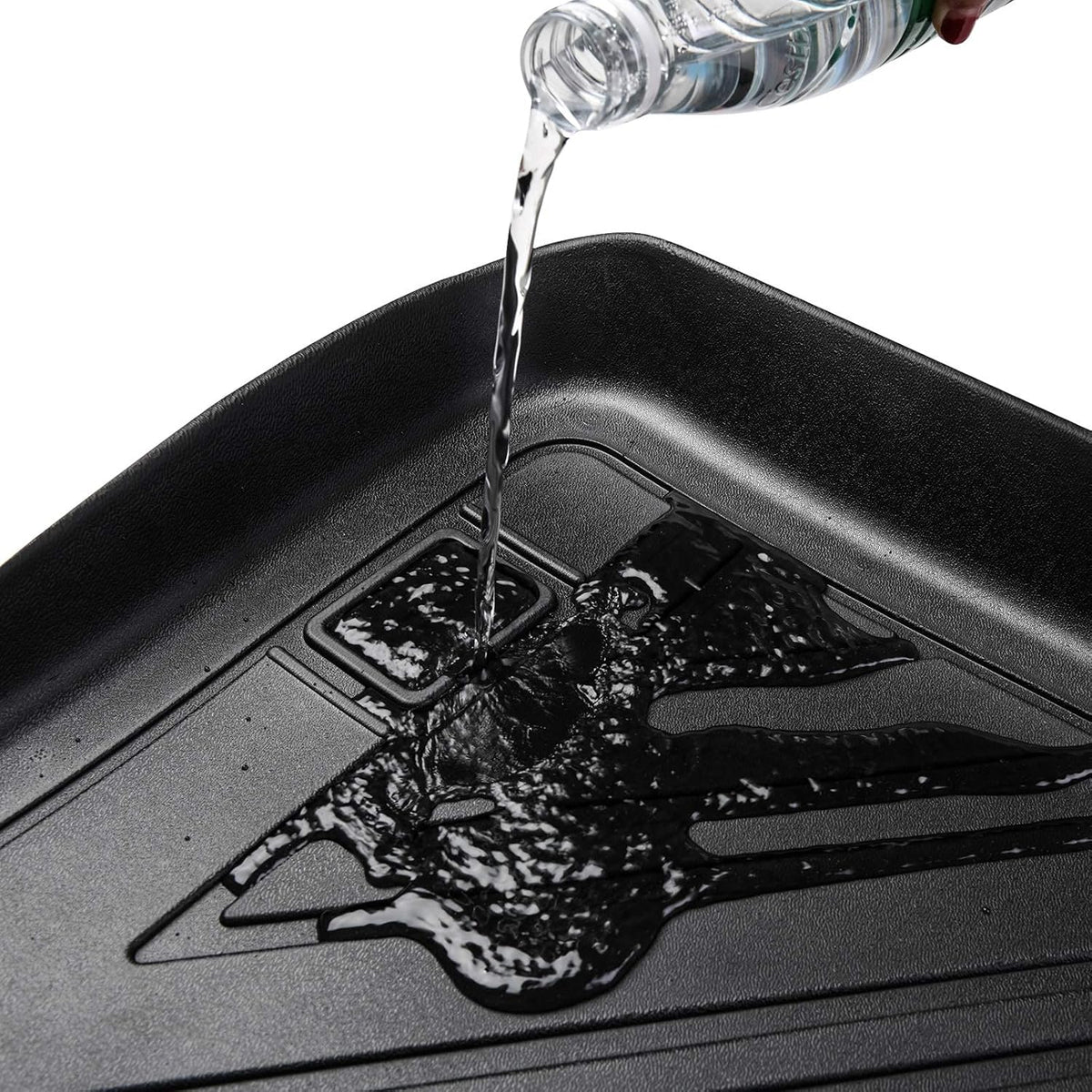 Heavy Duty Rubber Car Floor Mats (Rear, 1 Piece) B586189