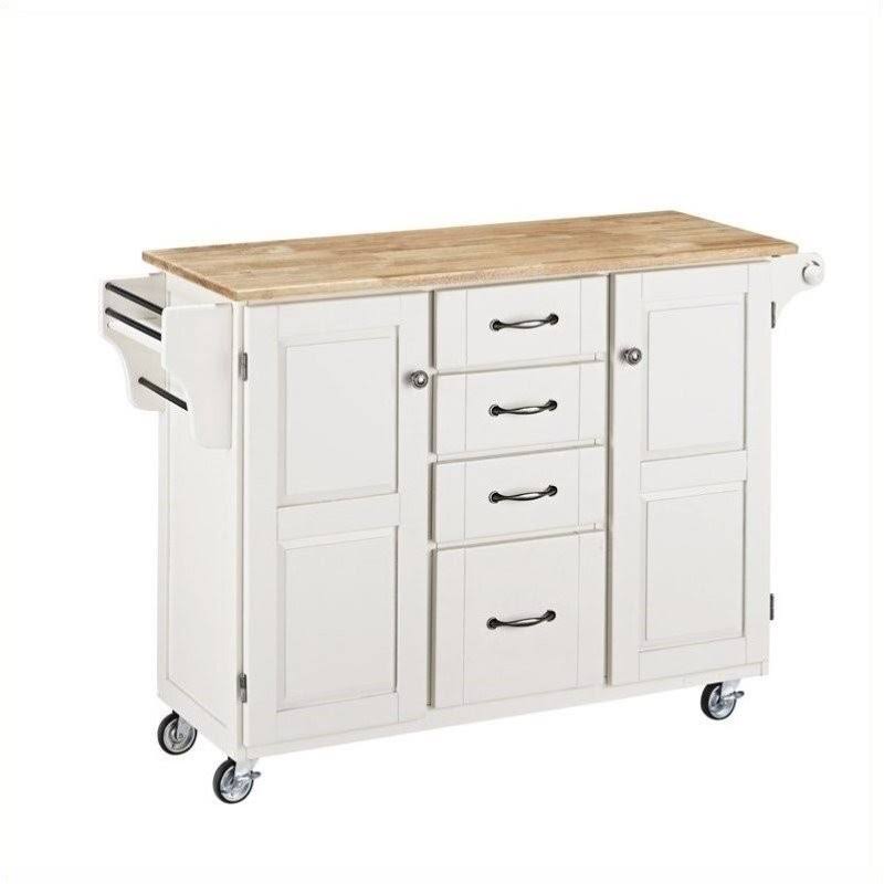 White Kitchen Cart T1483