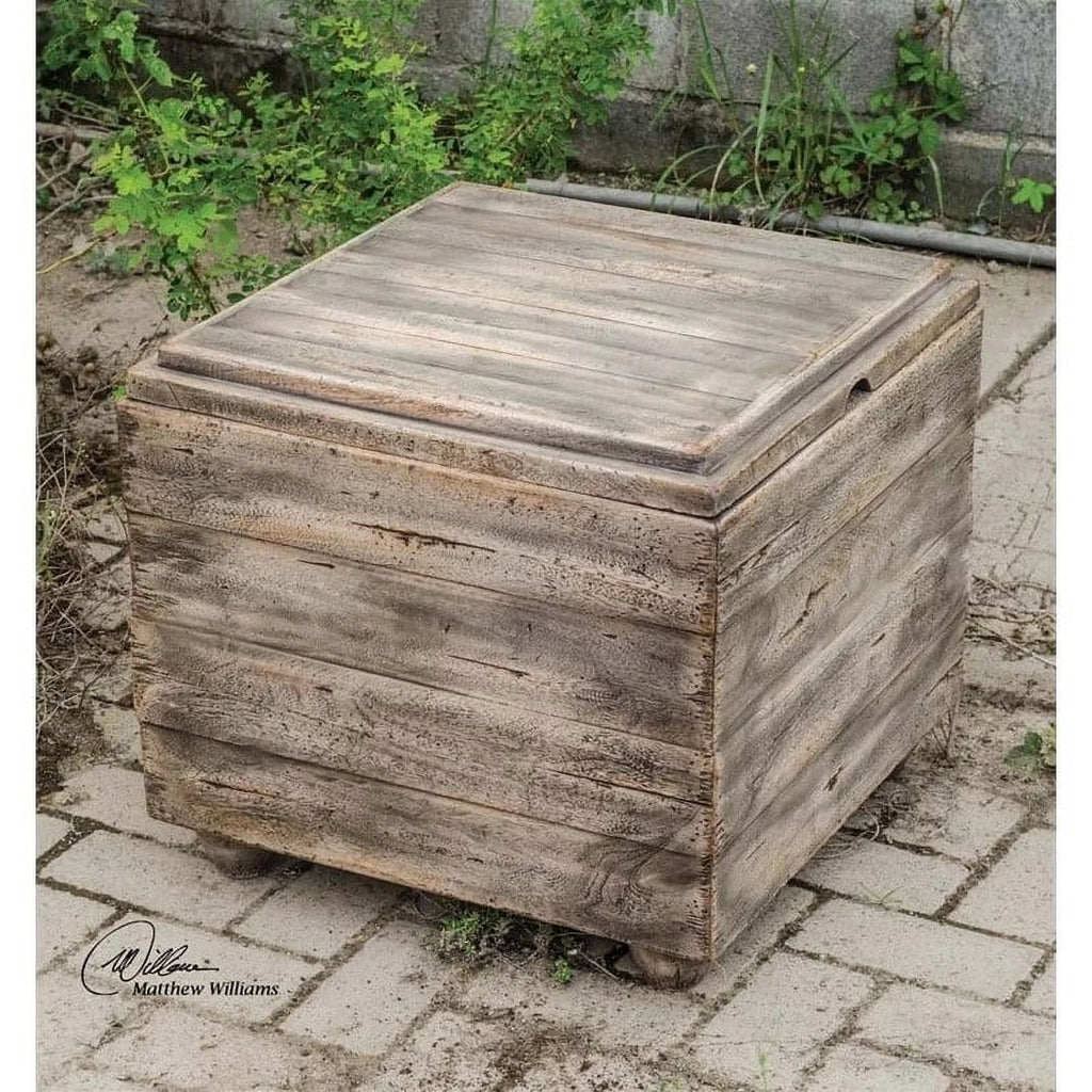Contemporary Mango Wooden Cube Table L740