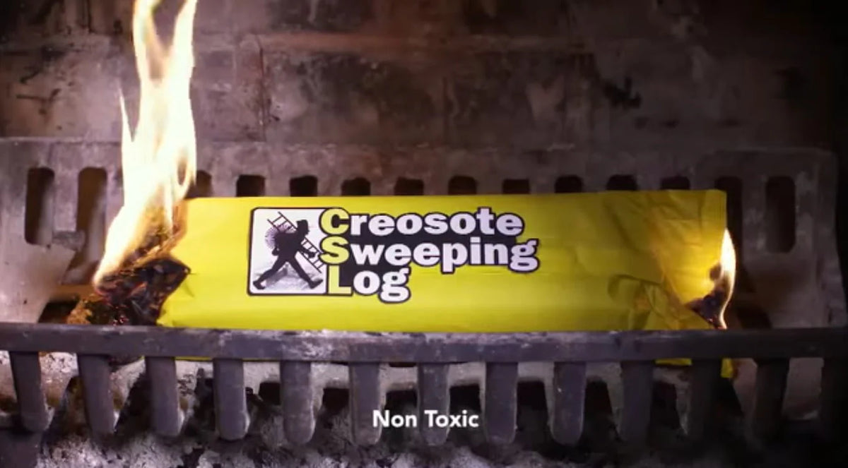 Creosote Sweeping Log for Fireplaces and Woodstoves X31497