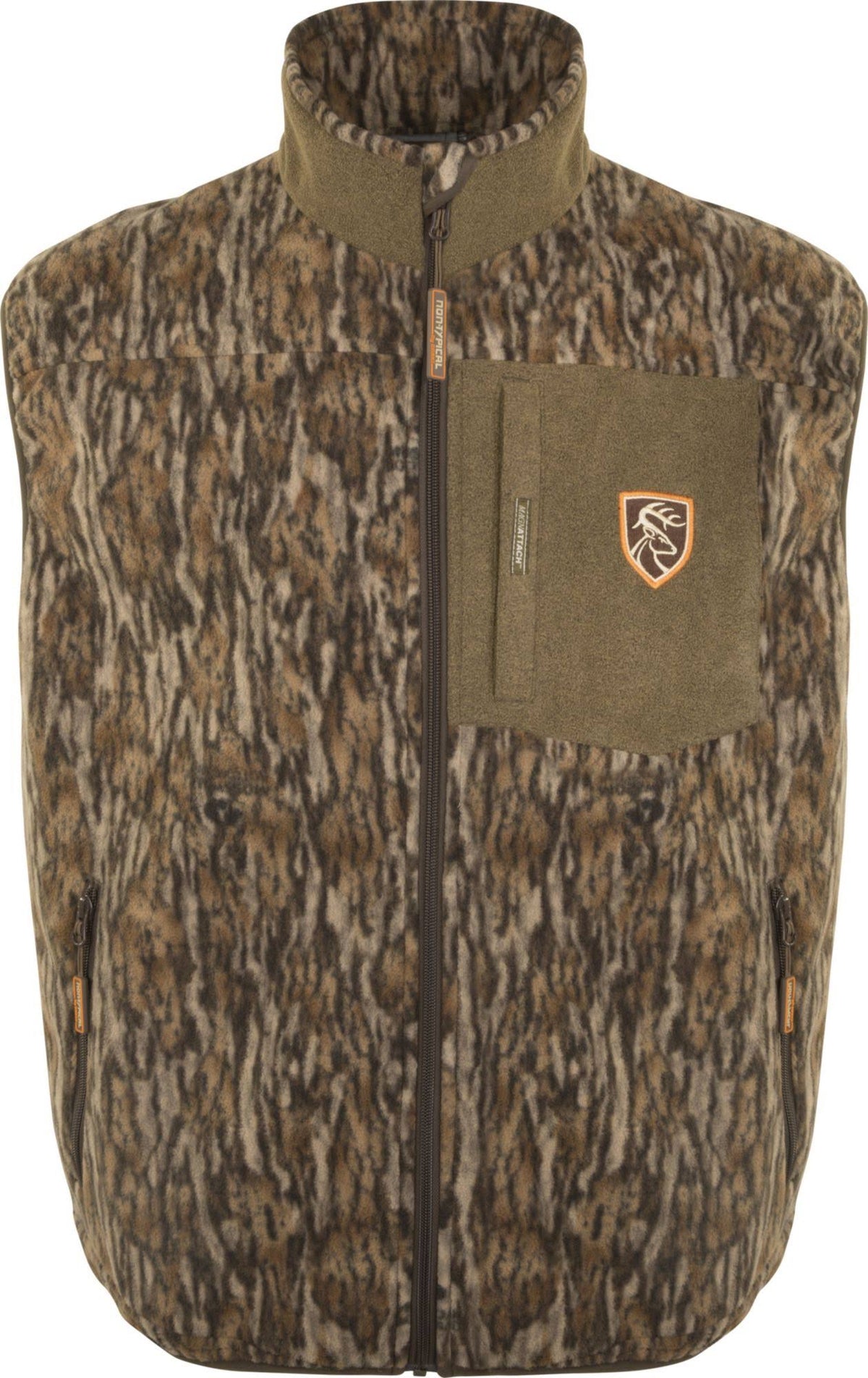Brown Windproof Layering Vest F332