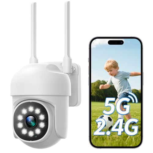 16CH 4K Wireless Security Camera System with 8 White PTZ Cameras S45406