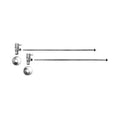 Satin Brass Angle Compression Supply Kit T149