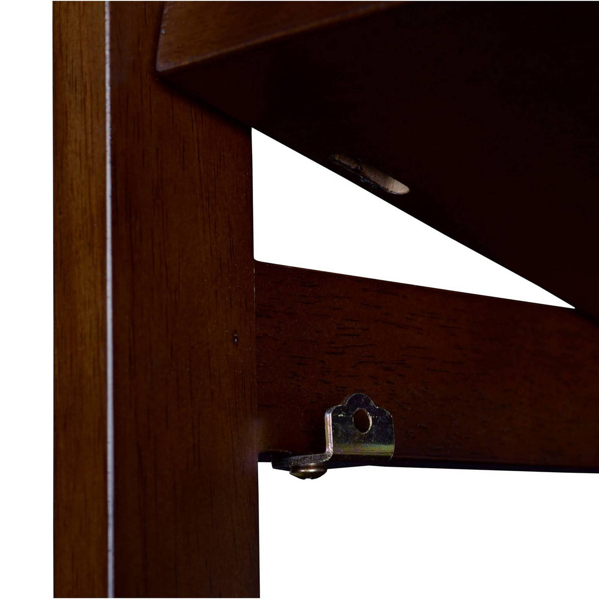 Mocha Walnut Folding Bookcase P387531