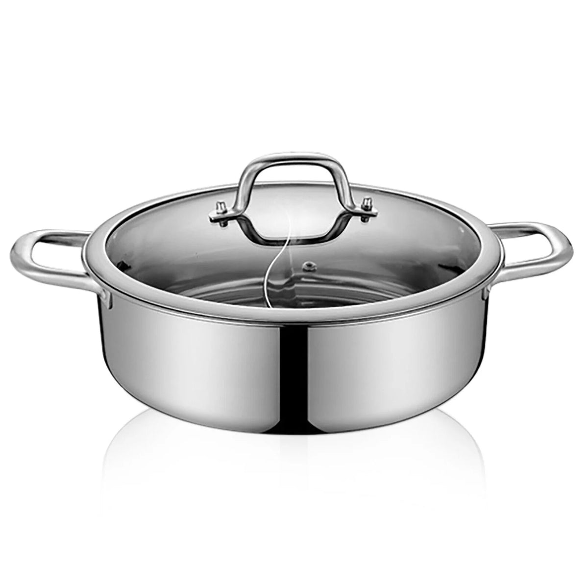 Stainless Steel Shabu Hot Pot Compatible Pot U854220