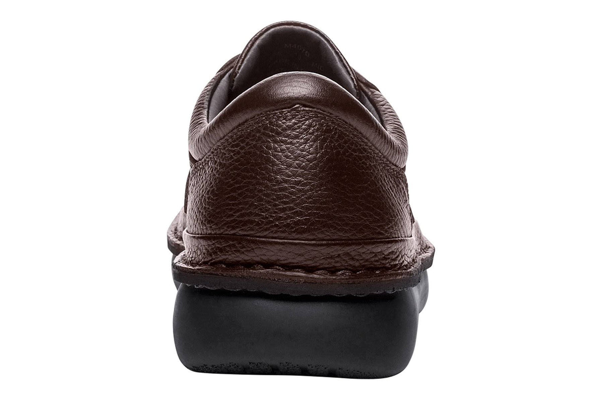 Brown Grain Leather Shoes D62288