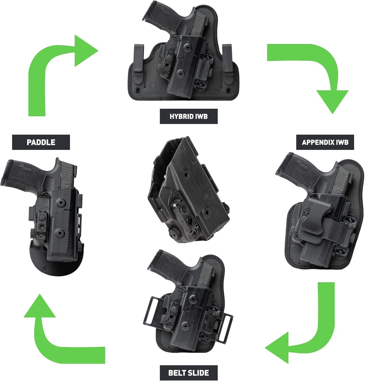 4 in 1 Holster for Right Hand Draw T9974