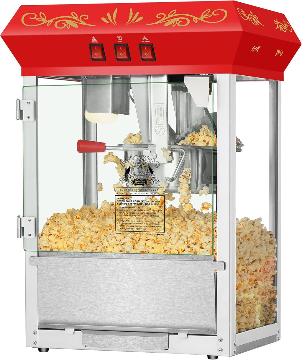 Red 3-Gallon Popcorn Popper W4409