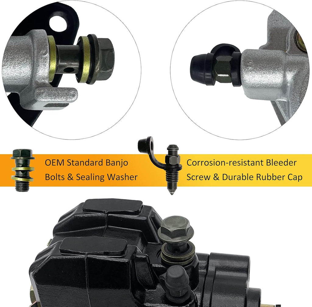 Front Left Right & Rear Brake Calipers Pack of 2 L30376