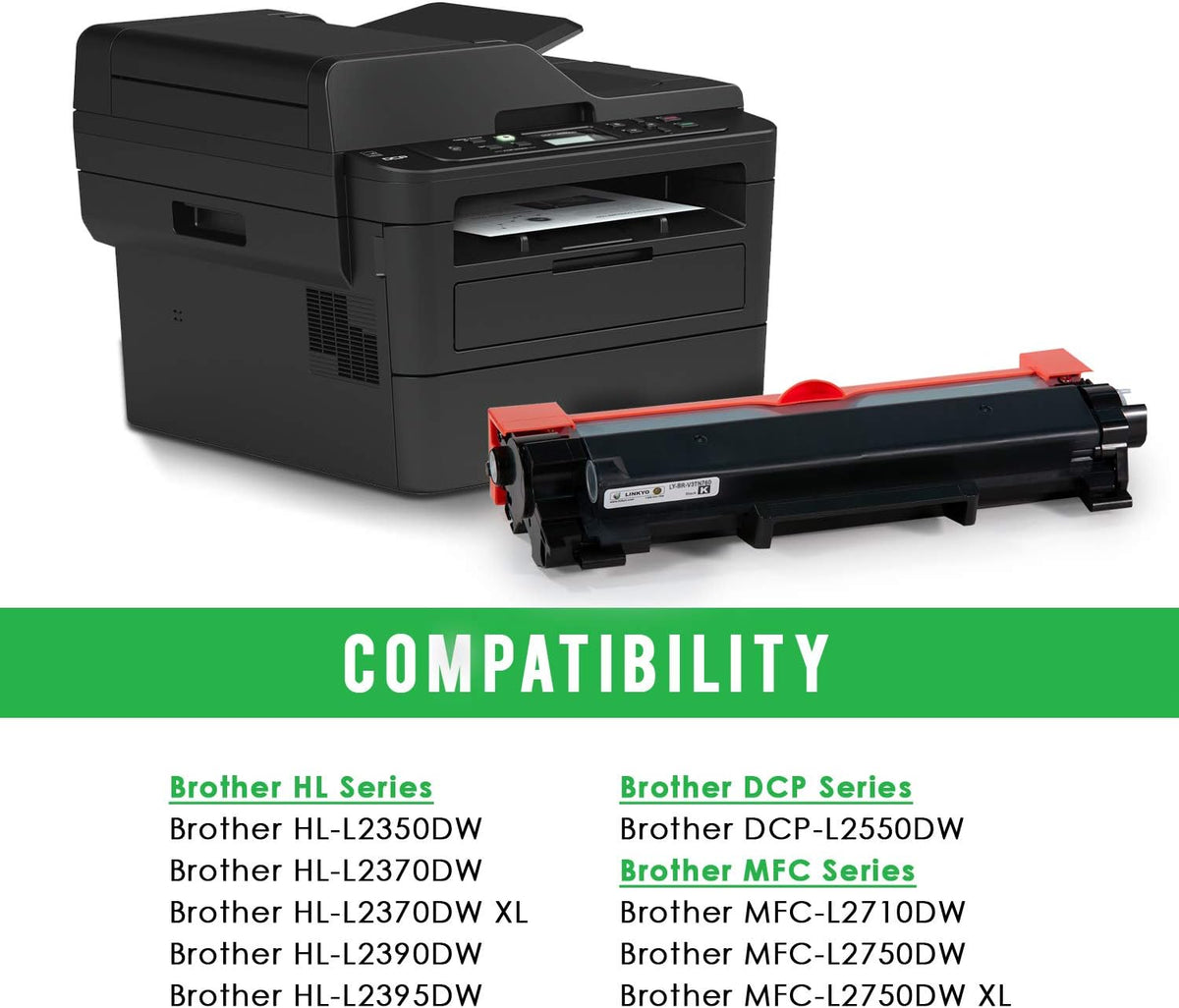 4-Pack High Yield Toner Cartridge D967969