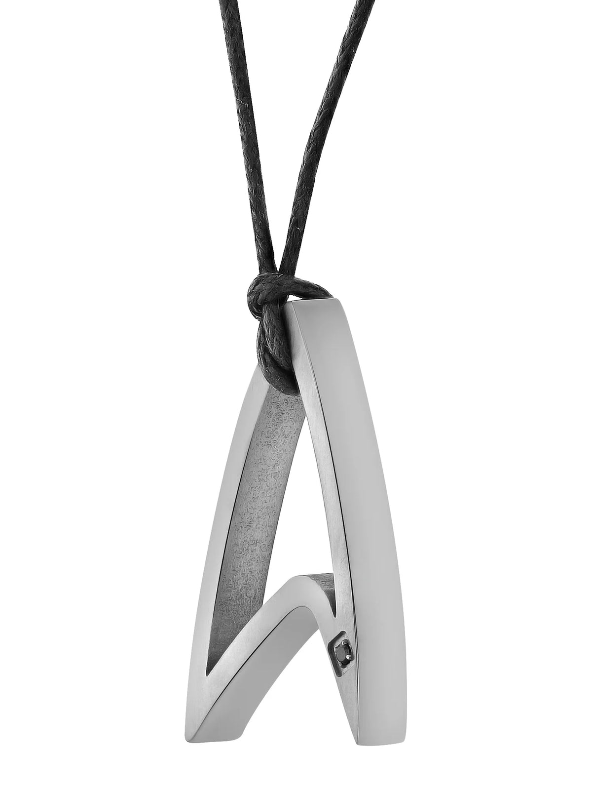 Titanium Starfleet Pendant with Rope Cord Y3284