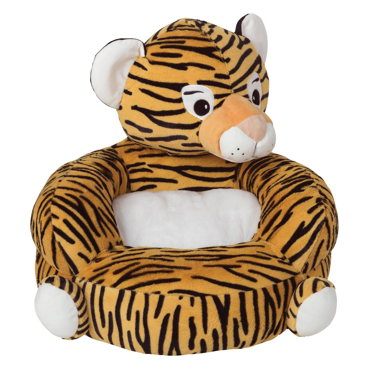 Orange Plush Tiger Character Chair E52435