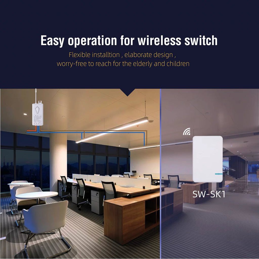 WiFi Mini Size Wireless 1-gang Switch D206859