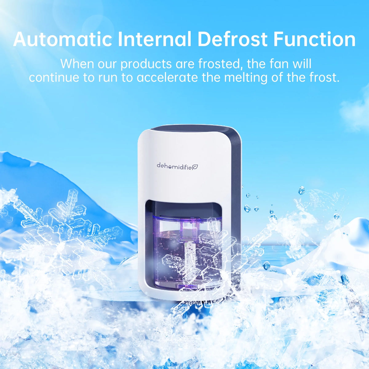 1200ml Ultra Quiet Dehumidifier with Automatic Defrosting A31683