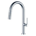Polished Chrome Pull Down Single Handle Kitchen Faucet X820204