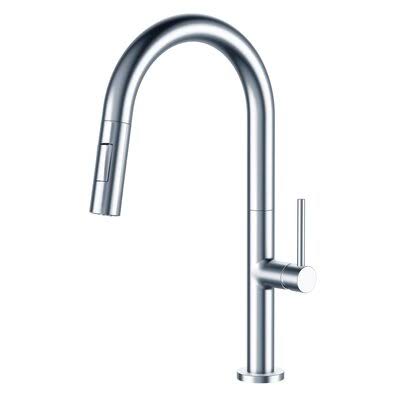 Polished Chrome Pull Down Single Handle Kitchen Faucet X820204