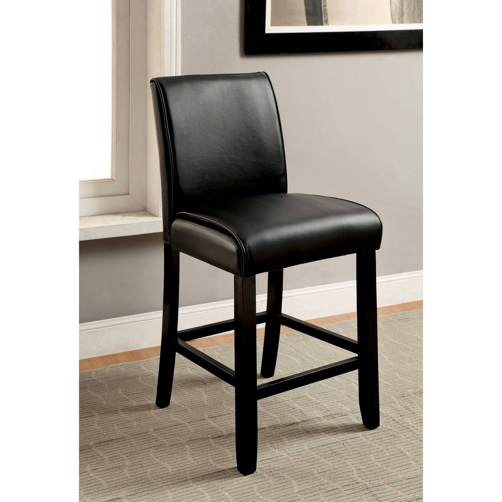 Black 25.5-Inch Counter Stool (Set of 2) L2797