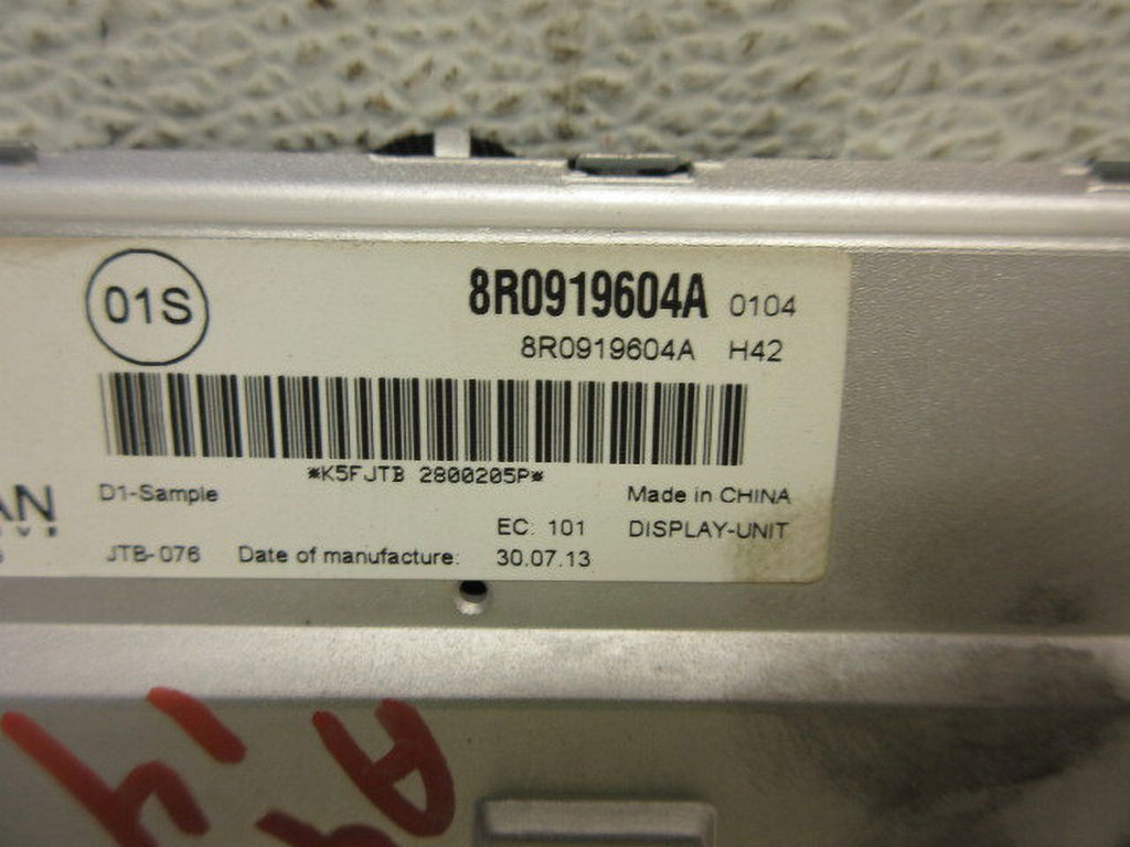 Pre-Owned Audi A4 Q5 Information Display Screen OEM U54354