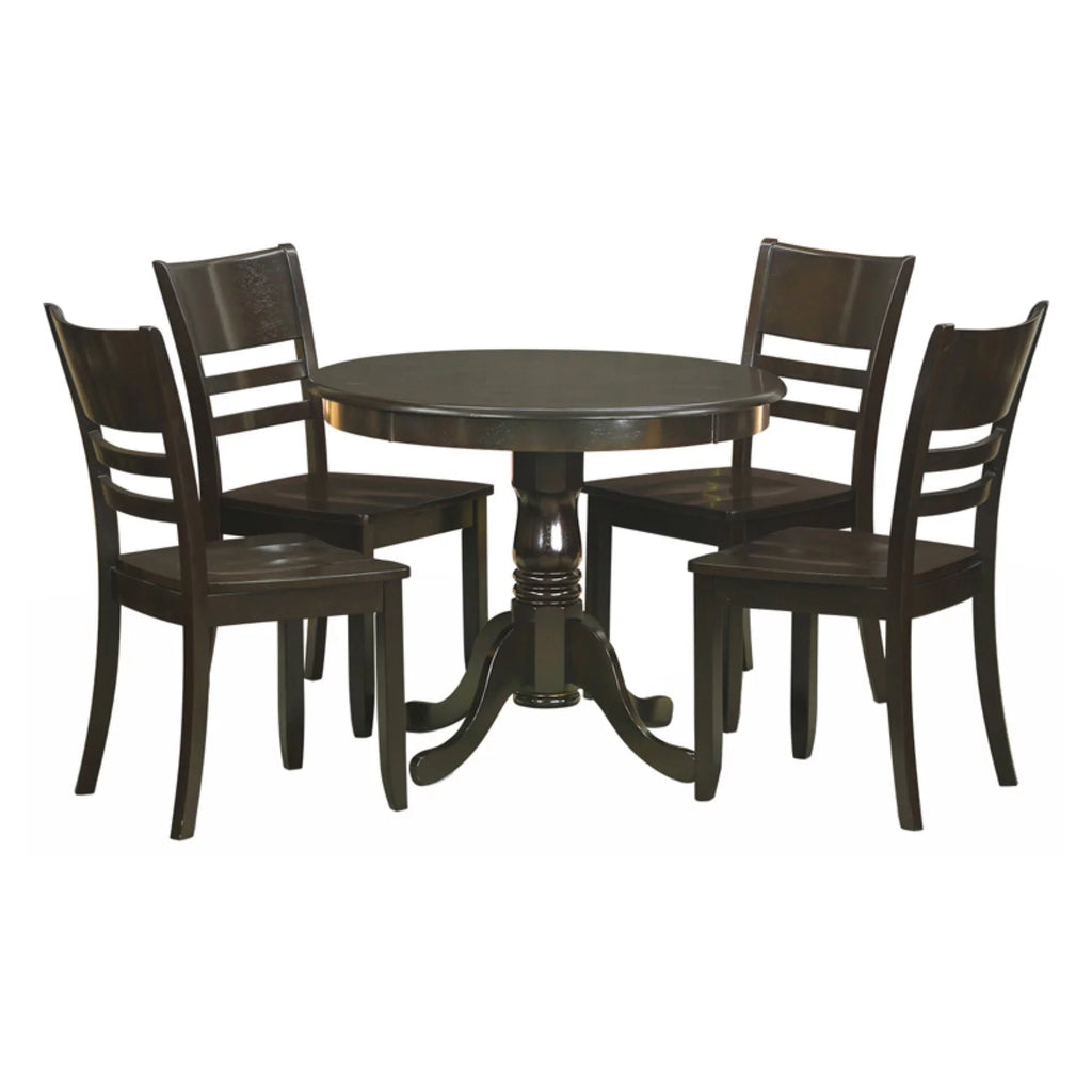 5 Piece Cappuccino Wood Kitchen Set Y219705