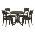 5 Piece Cappuccino Wood Kitchen Set Y219705