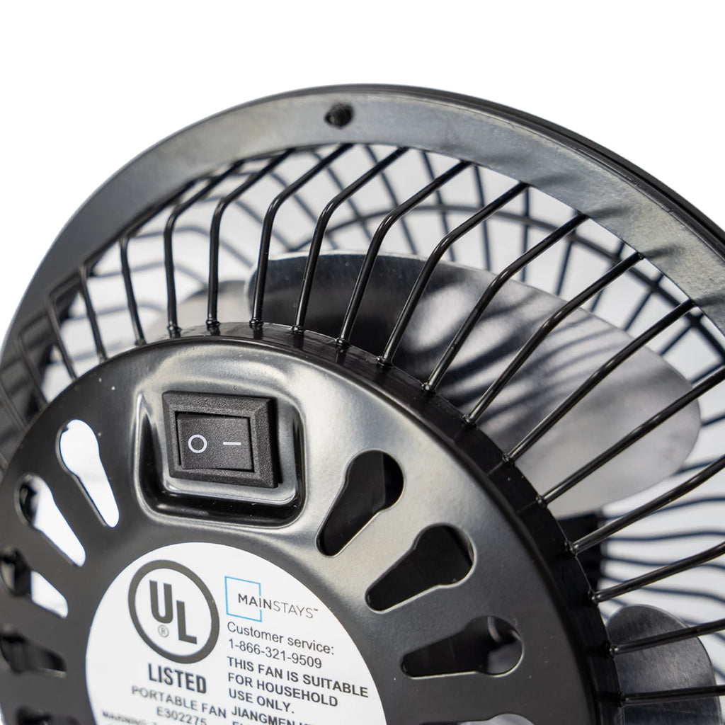 4 inch USB Powered Desktop Fan Black N76464