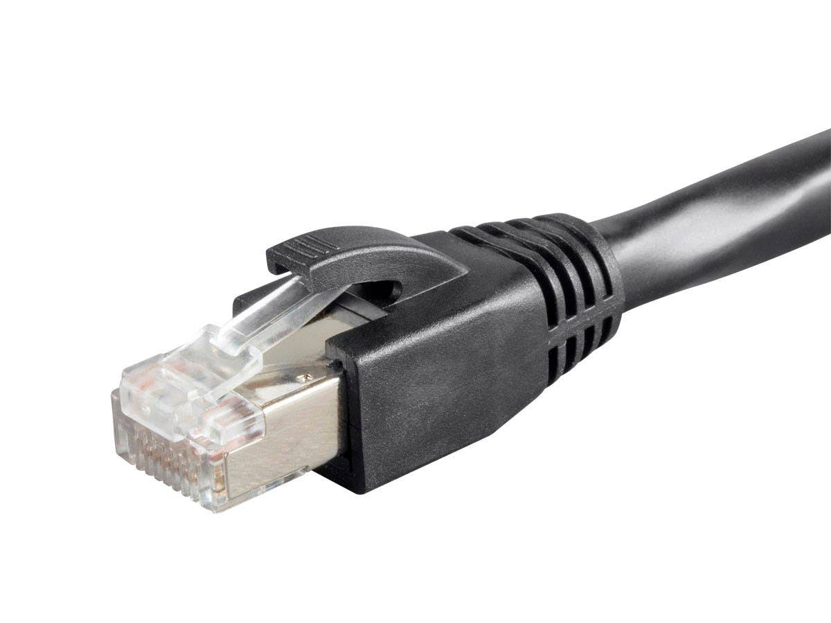 Black 50ft Cat6 Ethernet Patch Cable D16280