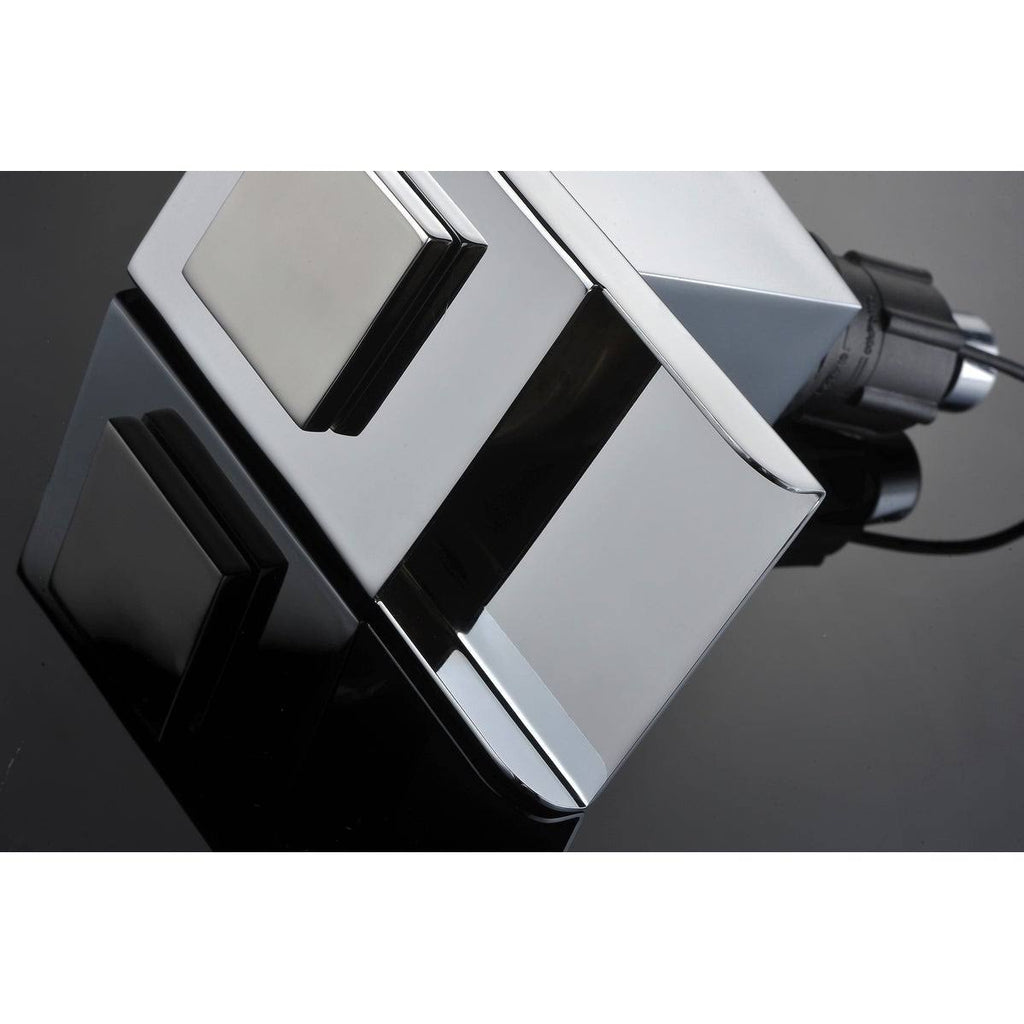 Chrome 8-Inch LED Widespread Bathroom Sink Faucet H276