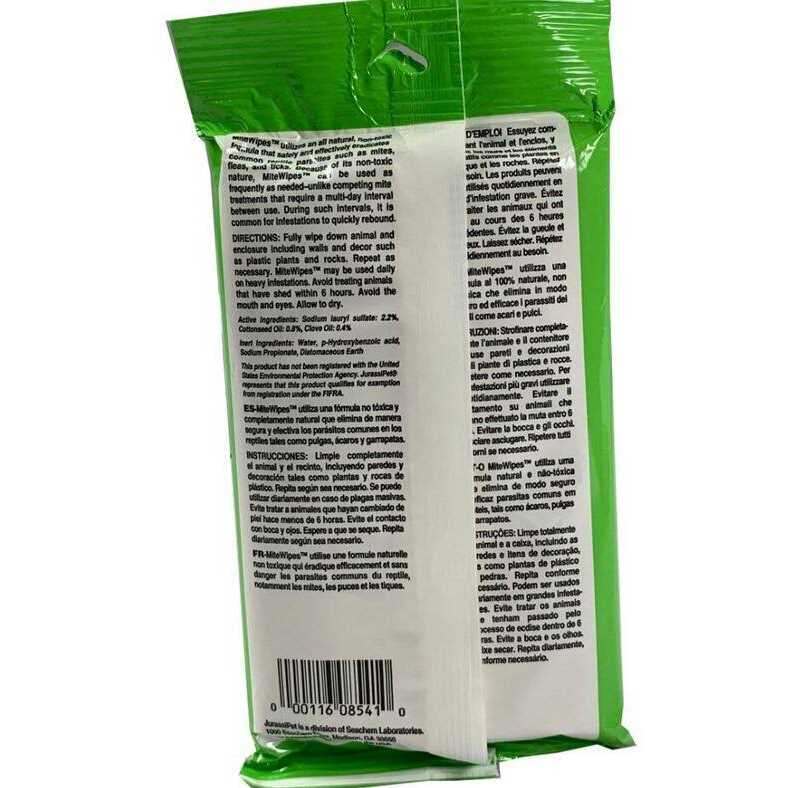 Mite Flea and Tick Control 26 Wipes I205