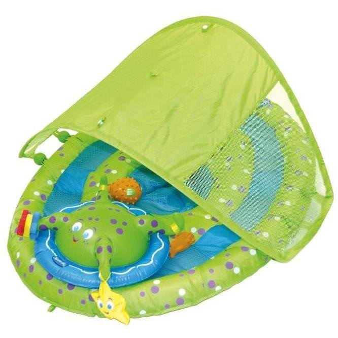Baby Spring Float Pool Raft with Sun Canopy 2 Pack Z12559