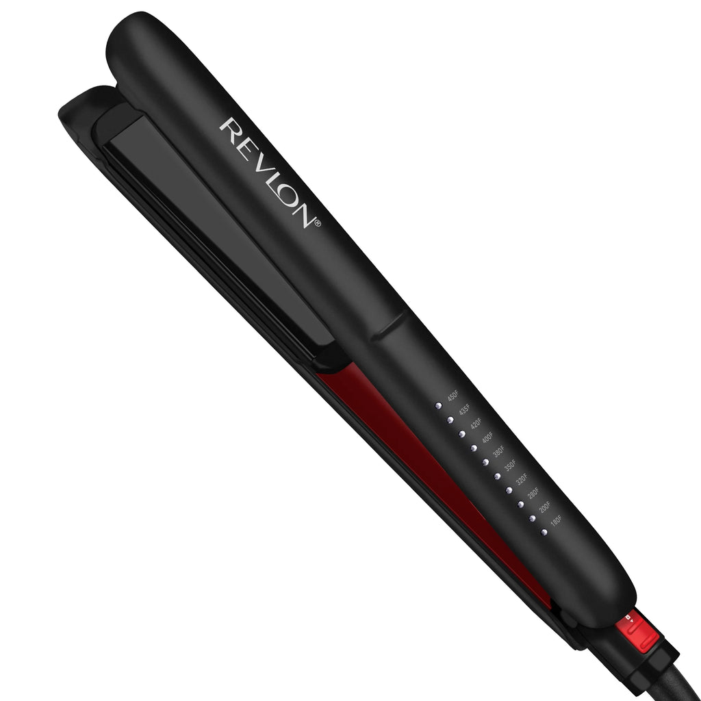 Black 1" Ceramic Flat Iron Q15350