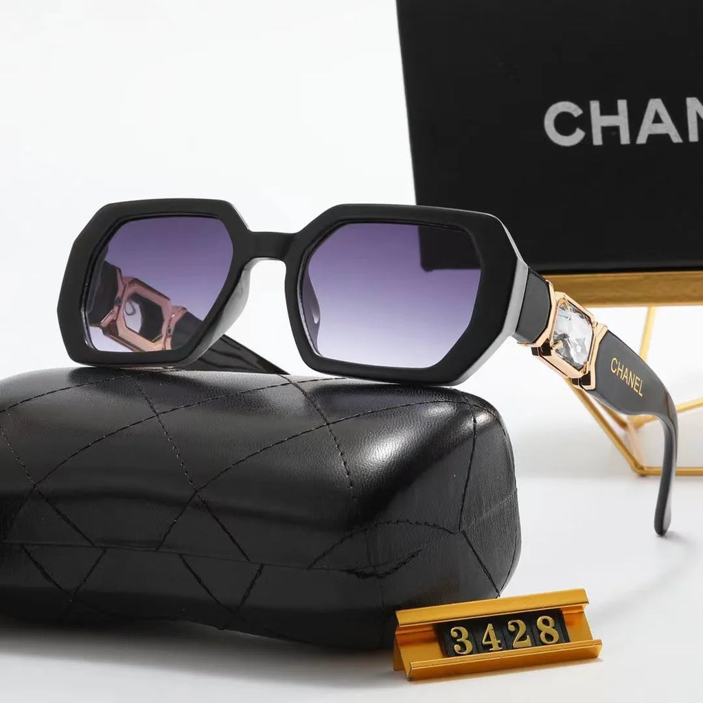 Rhinestone Polarized Sunglasses T5393