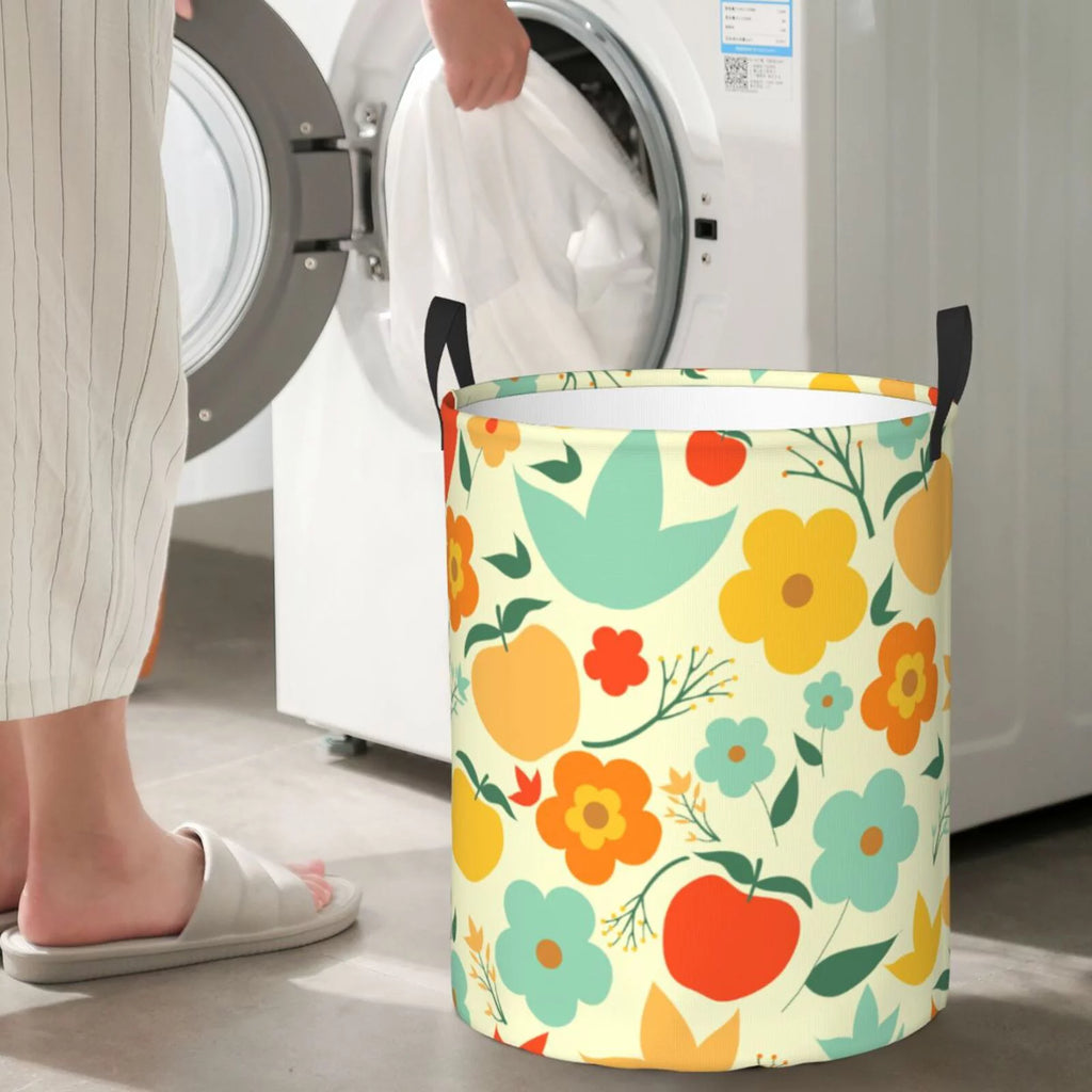 Collapsible Polyester Waterproof Laundry Basket 62L L873