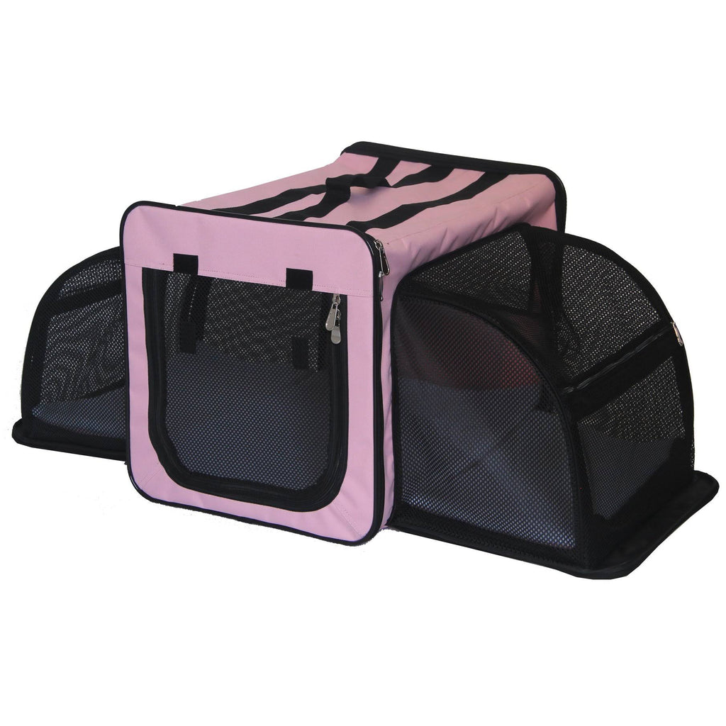 Blue Large Collapsible Pet Dog Crate F436