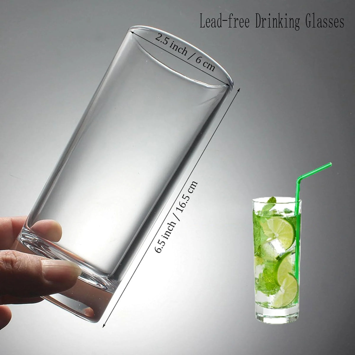 Highball Glasses Set of 4 10.8 oz N9321