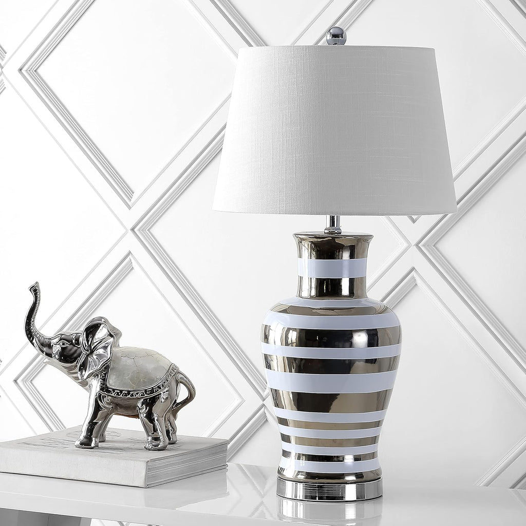 Silver White LED Table Lamp Z386