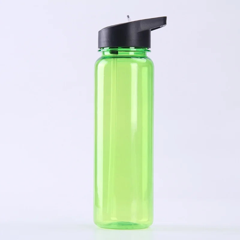 2 Pack Clear 27 oz Plastic Sports Bottle H2201
