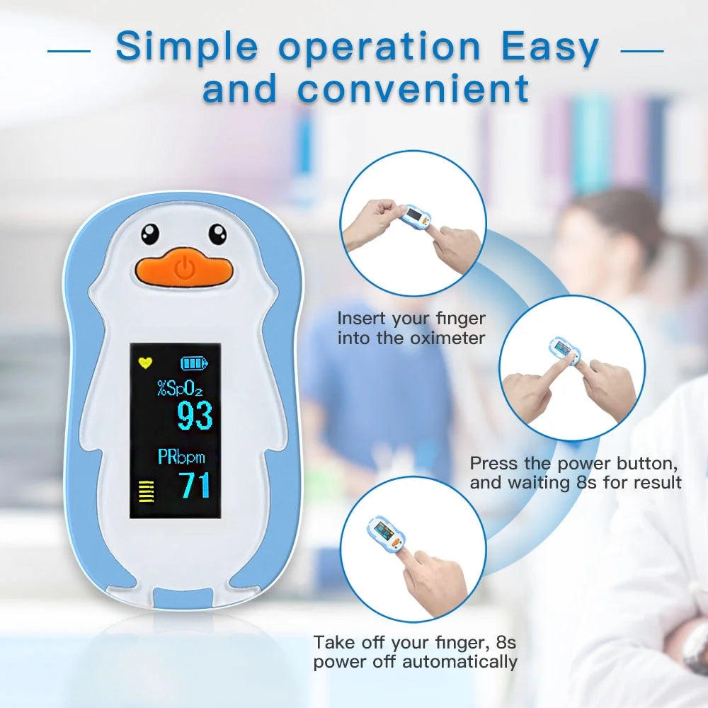 Blue Fingertip Pulse Oximeter P176380